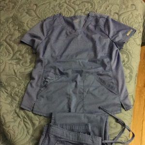 Ceil blue Cherokee Scrub set